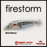 Balista Firestorm LED fishing lure Ghost minnow