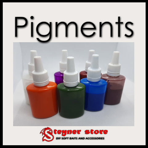 Heat resistant pigment coloring for plastisol, soft bait fishing