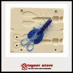 Crazy Legs Chigger Craw fishing mold for soft bait