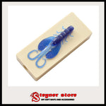 Crazy Legs Chigger Craw fishing mold for soft bait