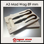 Mad Wag 89  mm mold soft bait making fishing