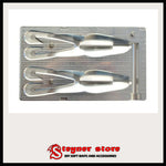 Aluminum Horny toad mold for soft bait making 5