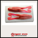 Aluminum Horny toad mold for soft bait making 6