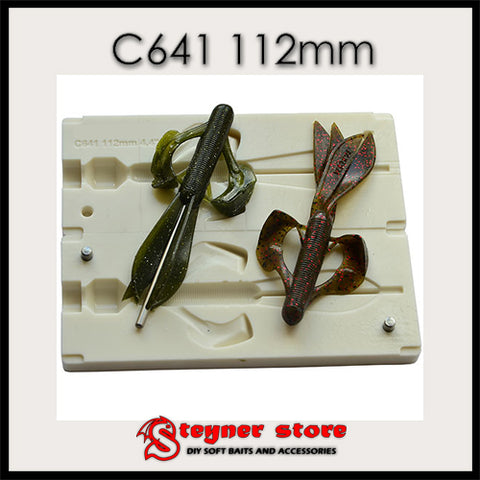 X Hybrid Creature Tube Mold soft bait fishing