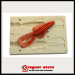 Strike king magnum rage bug mold for soft bait making, fishing