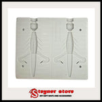 Gene Laree Baffle Bug, fishing mold, soft bait