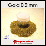 Gold glitter for soft bait making