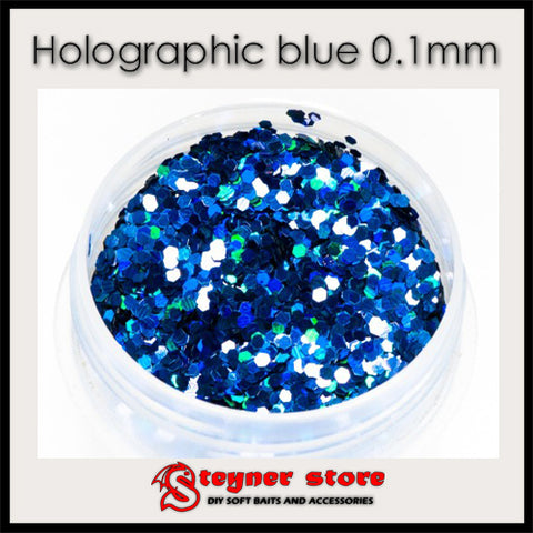 Holographic blue 0.1mm
