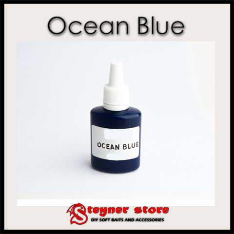 Ocean Blue pigment for soft bait making fishing