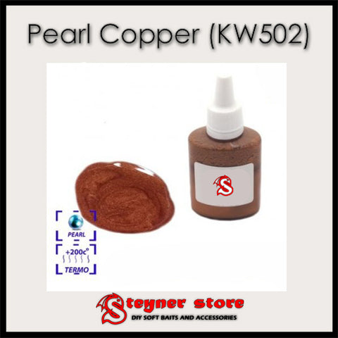 Pigment Pearl Copper (KW 502) soft bait fishing