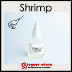 Shrimp attractant for soft bait making fishing