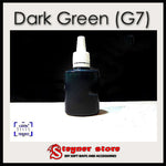 Dark green pigment for soft bait making