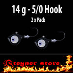 Black Glowbite Jighead LED fishing lure