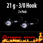 Black Glowbite Jighead LED fishing lure