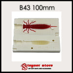 B43 100mm Larva fishing soft bait mold