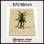 B70 88mm Grass hopper fishing stone mold soft bait
