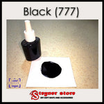 Pigment Black (777) fishing soft bait mold