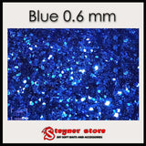  Glitter Blue 0,6mm fishing Soft Bait mold