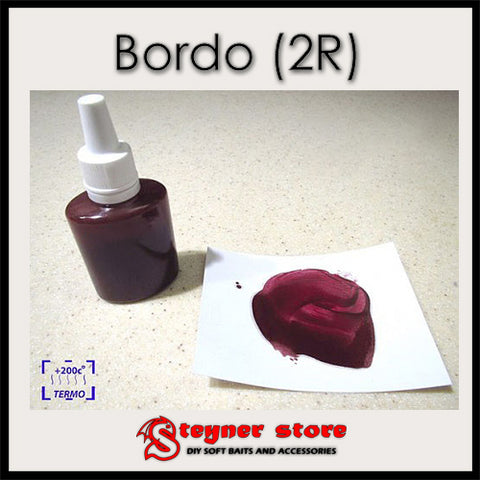 Pigment Bordo (2R) fishing soft bait mold