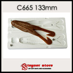 Horney Toad mold C665 133mm fishing soft bait 