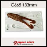 Horney Toad mold C665 133mm fishing soft bait 