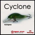 Balista Cyclone LED fishing lure colors auroragreen
