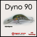 Balista Dyno 90 LED fishing lure Hybrid green