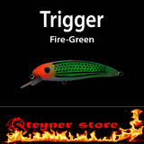 Balista Trigger LED fishing Lure fire green
