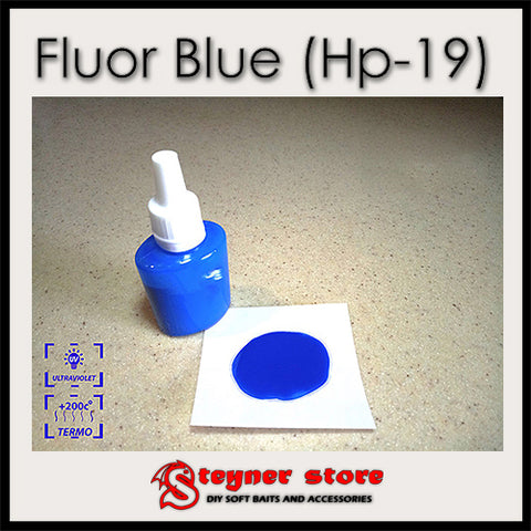 Pigment Fluor Blue (Hp-19) fishing soft bait mold