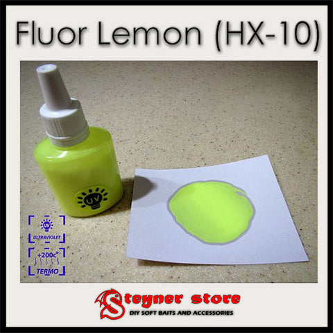 Pigment Fluor Lemon (HX-10) fishing soft bait mold