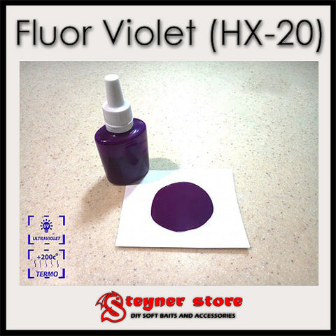Pigment Fluor Violet (HX-20) fishing soft bait mold