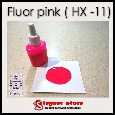 Pigment Fluor Pink (HX -11) fishing soft bait mold