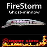 Balista Firestorm LED fishing lure Ghost minnow