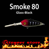 Balista Smoke 80 Glass-Black LED fishing Lure