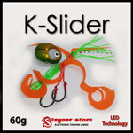 Glowbite Kabura K-Slider Green LED Fishing lure 60 g
