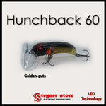 Hunchback 60 LED fishing lure Golden guts