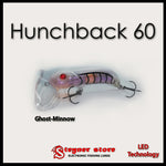 Hunchback 60 LED fishing lure Ghost Minnow