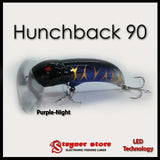 Balista Hunchback 90 LED fishing lure Purple night