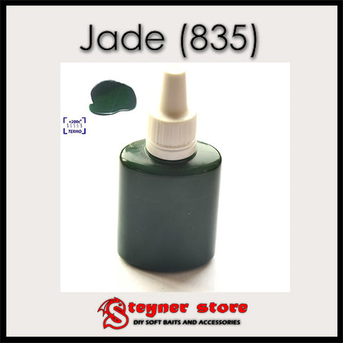 Pigment Jade (835) fishing soft bait mold