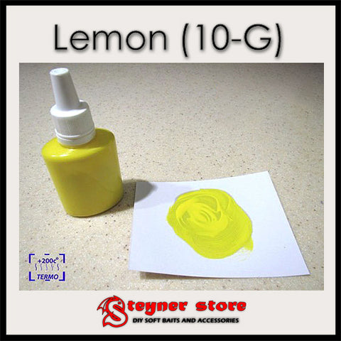 Pigment Lemon (10-G) fishing soft bait mold