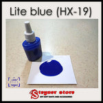 Pigment  Lite blue (HX-19) fishing soft bait mold