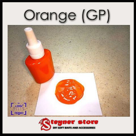 Pigment Orange (GP) fishing soft bait mold
