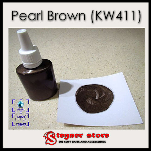 Pigment Pearl Brown (KW411) fishing soft bait mold