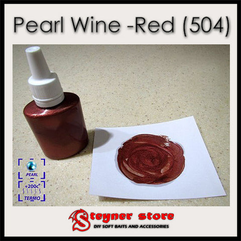 Pigment Wine-Red (504) fishing soft bait mold