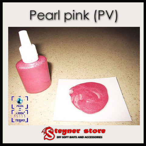 Pigment Pearl Pink (PV) fishing soft bait mold