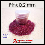 Glitter Pink 0,2mm fishing soft bait mold