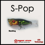 Balista S-pop LED fishing lure Black-Frog