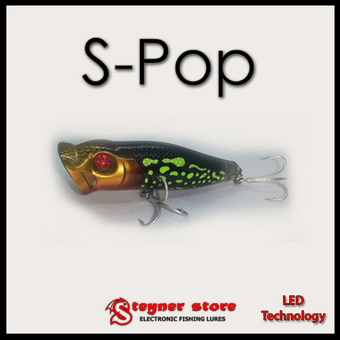 Balista S-Pop LED fishing Lure ( popper ) – steynerstore