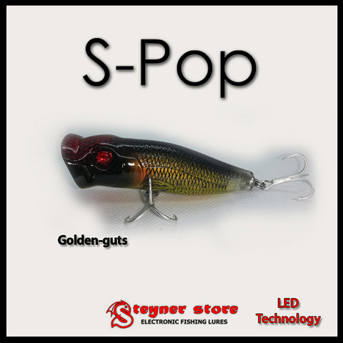 Balista S-Pop LED fishing Lure ( popper ) – steynerstore