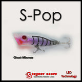 Balista S-pop LED fishing lure Ghost-Minnow
